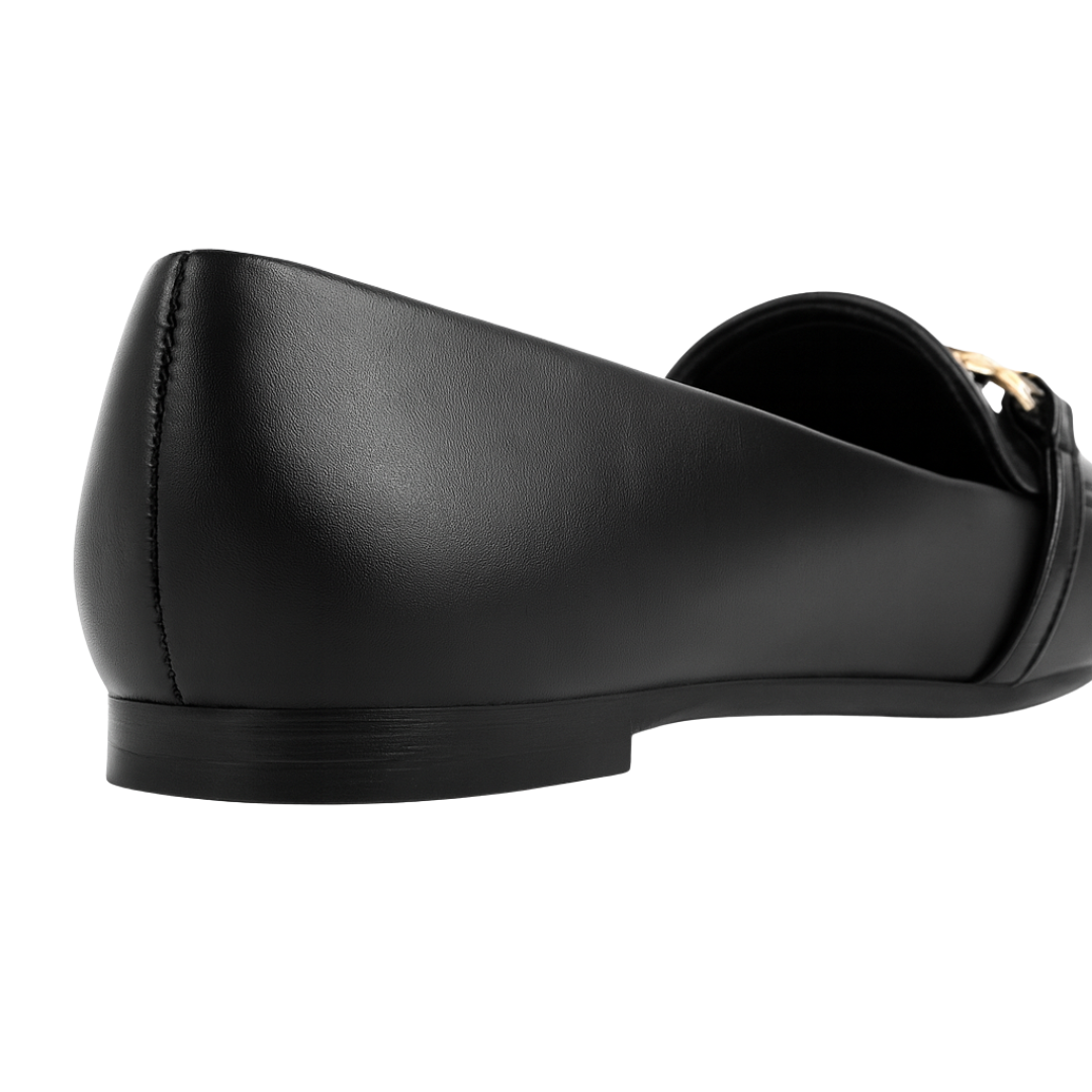 Mocassins Femme – Chaussures Plates avec Chaîne Décorative