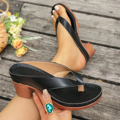 LUXARA DORÉ™ | Sandales Dorées Femme Élégantes Été – Plateforme Talon Confort