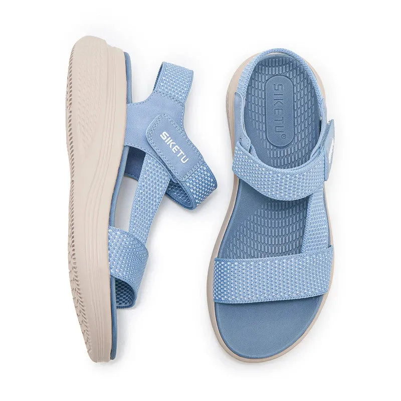 ACTIVA CONFORT™ | Sandales Compensées Femme Confort Été – Ajustables Légères