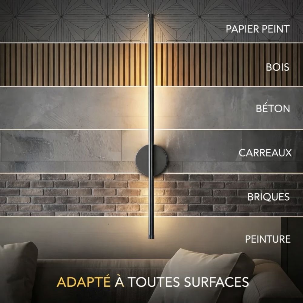 Applique Murale Sans Fil Rechargeable