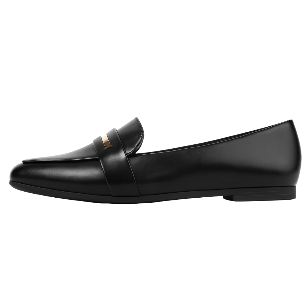 Mocassins Femme – Chaussures Plates avec Chaîne Décorative