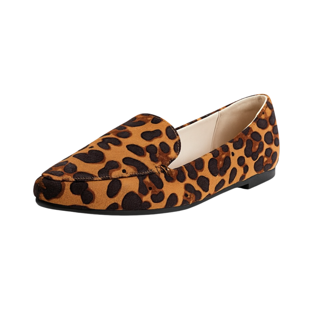 Loafers pour femme à bout pointu avec semelle mémoire de forme
